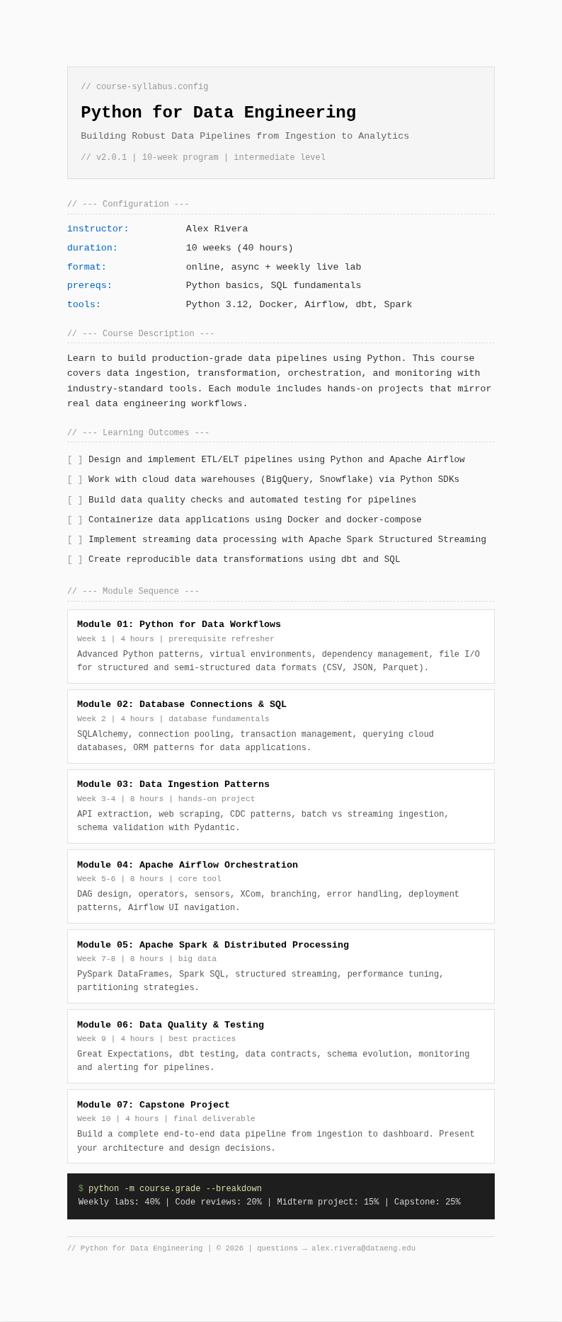 Tech minimalist course creator